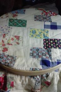 Another Hatchett Job, photo by Jan Hatchett, what's in my hoop, Slow Stitching Sunday, hand quilting, quilts